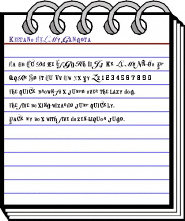 Keetano ATL My Gangsta Regular animated font preview Keetano ATL My Gangsta Regular animated font preview