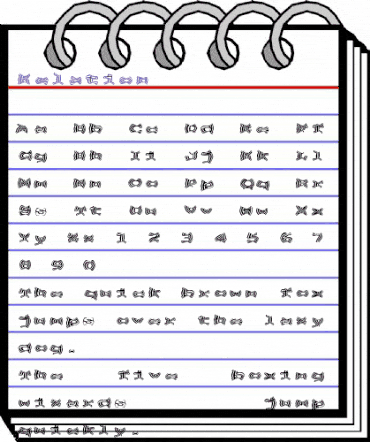 Kelation Regular animated font preview