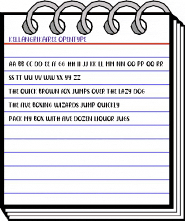 Kellang Rika FREE Regular animated font preview Kellang Rika FREE Regular animated font preview