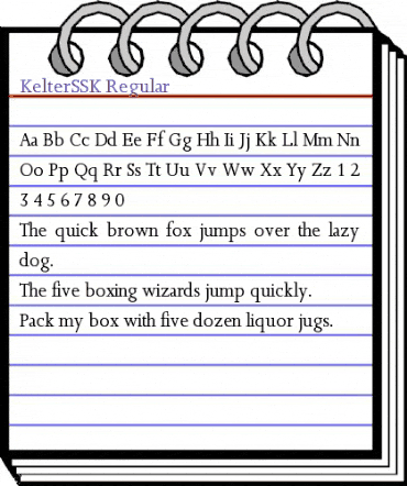 KelterSSK Regular animated font preview KelterSSK Regular animated font preview