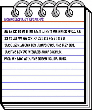 KennelDistrict Regular animated font preview KennelDistrict Regular animated font preview