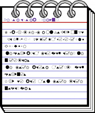 KensingtonDingbats Regular animated font preview KensingtonDingbats Regular animated font preview