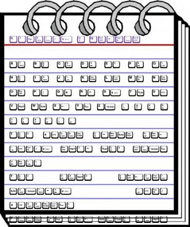 Keycaps 2 Normal animated font preview Keycaps 2 Normal animated font preview