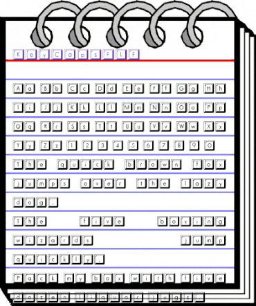 KeyCapsFLF Regular animated font preview KeyCapsFLF Regular animated font preview