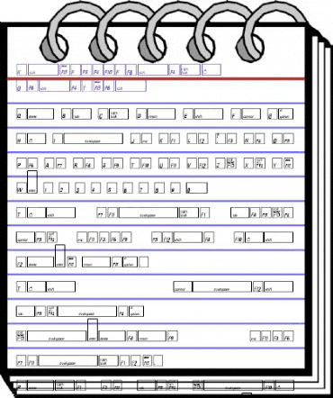 KeyFontFrench-Bold Regular animated font preview KeyFontFrench-Bold Regular animated font preview