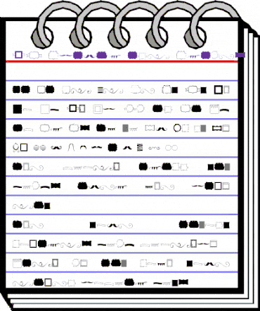 KG Flavor and Frames Regular animated font preview