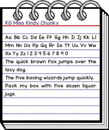 KG Miss Kindy Chunky Regular animated font preview KG Miss Kindy Chunky Regular animated font preview
