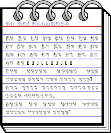 KG MOTHERGOOSE Regular animated font preview