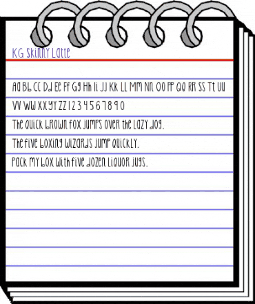KG Skinny Latte Regular animated font preview KG Skinny Latte Regular animated font preview