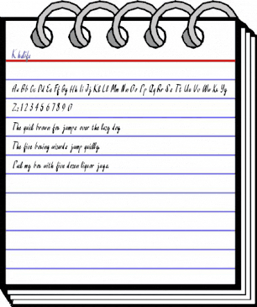 Khalifa Regular animated font preview Khalifa Regular animated font preview