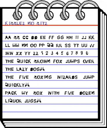 kibblez no bitz Regular animated font preview kibblez no bitz Regular animated font preview