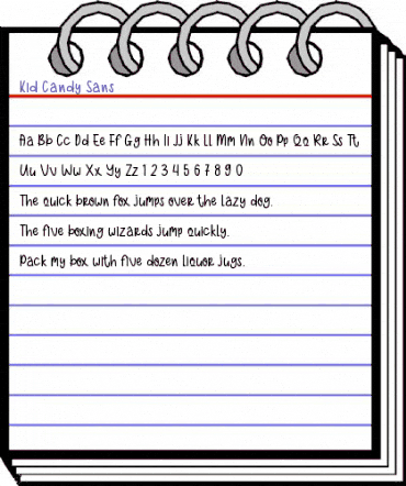 Kid Candy Sans Regular animated font preview Kid Candy Sans Regular animated font preview