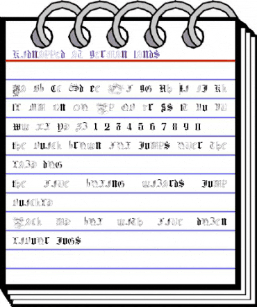 Kidnapped at German Lands Regular animated font preview Kidnapped at German Lands Regular animated font preview