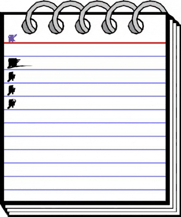 Kidnapped Brand X Regular animated font preview Kidnapped Brand X Regular animated font preview