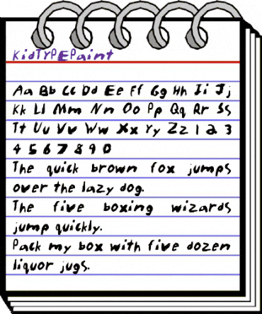 KidTYPEPaint Regular animated font preview KidTYPEPaint Regular animated font preview