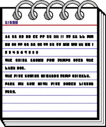 Kidzz Regular animated font preview Kidzz Regular animated font preview
