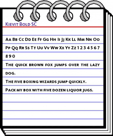 Kievit Regular animated font preview Kievit Regular animated font preview