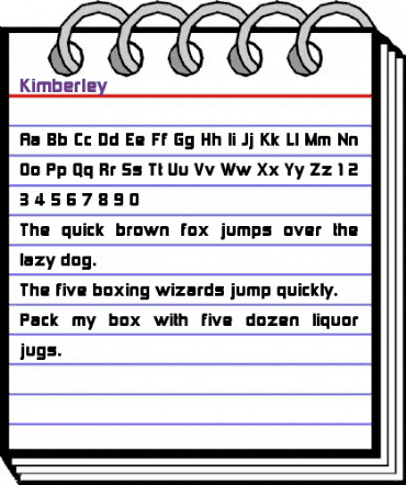 Kimberley Regular animated font preview Kimberley Regular animated font preview