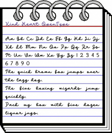 Kind Heart Regular animated font preview Kind Heart Regular animated font preview