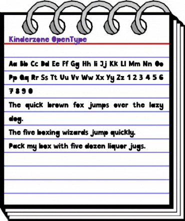 Kinderzone Regular animated font preview Kinderzone Regular animated font preview