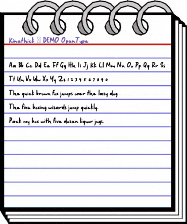 Kinethick - DEMO Regular animated font preview Kinethick - DEMO Regular animated font preview