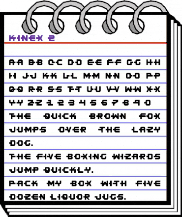 Kinex 2 Regular animated font preview Kinex 2 Regular animated font preview