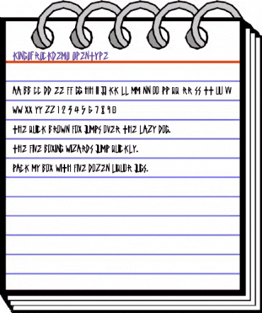 King Of Rock Demo animated font preview King Of Rock Demo animated font preview