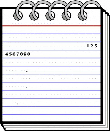 KingsrowExtraBoldTab Regular animated font preview