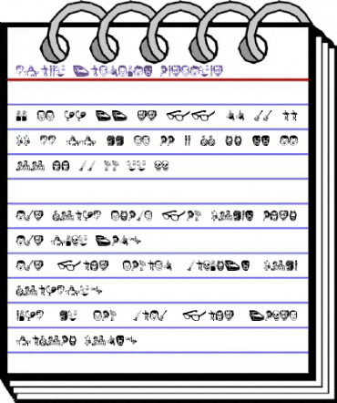 Klippy Dingbats animated font preview Klippy Dingbats animated font preview