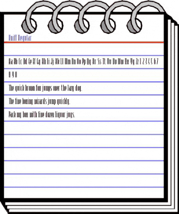 Kniff Regular animated font preview Kniff Regular animated font preview