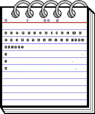 Knobcheese Initials animated font preview Knobcheese Initials animated font preview