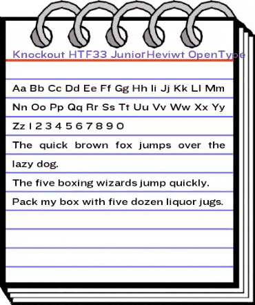 Knockout HTF33-JuniorHeviwt animated font preview Knockout HTF33-JuniorHeviwt animated font preview