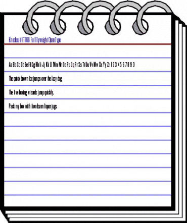 Knockout HTF66-FullFlyweight animated font preview Knockout HTF66-FullFlyweight animated font preview