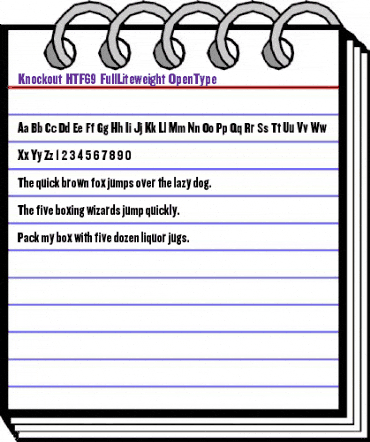 Knockout HTF69-FullLiteweight animated font preview Knockout HTF69-FullLiteweight animated font preview