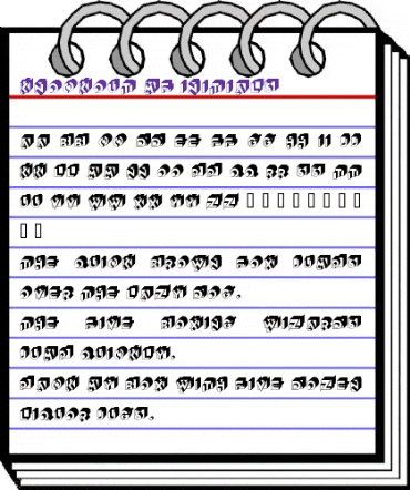 Knockout MF Initials animated font preview Knockout MF Initials animated font preview