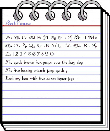 KochFantasie Regular animated font preview