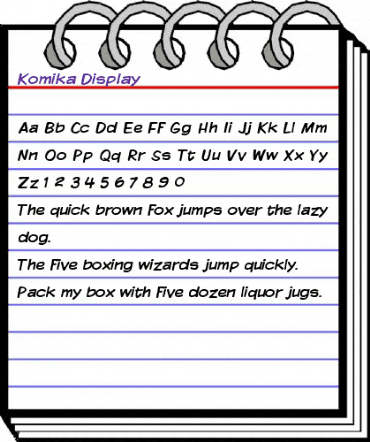 Komika Display Regular animated font preview Komika Display Regular animated font preview