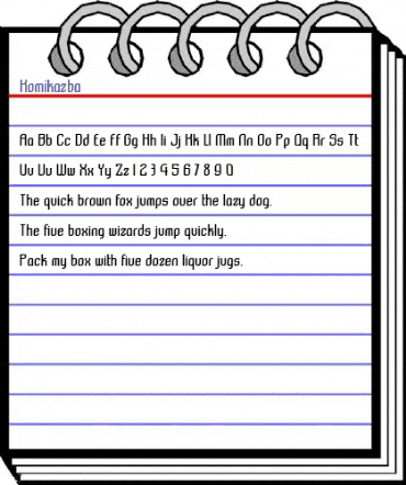 Komikazba Regular animated font preview Komikazba Regular animated font preview