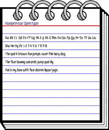 Kompressor Regular animated font preview Kompressor Regular animated font preview