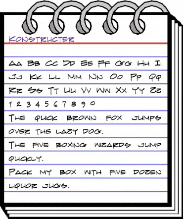 Konstructer Regular animated font preview Konstructer Regular animated font preview