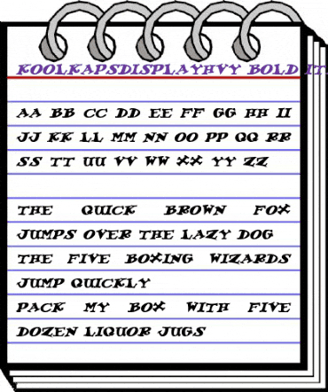 KoolKapsDisplayHvy Bold Italic animated font preview KoolKapsDisplayHvy Bold Italic animated font preview