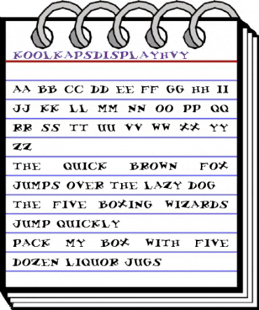 KoolKapsDisplayHvy Regular animated font preview KoolKapsDisplayHvy Regular animated font preview