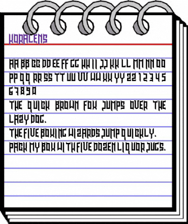 KORALENS Regular animated font preview KORALENS Regular animated font preview