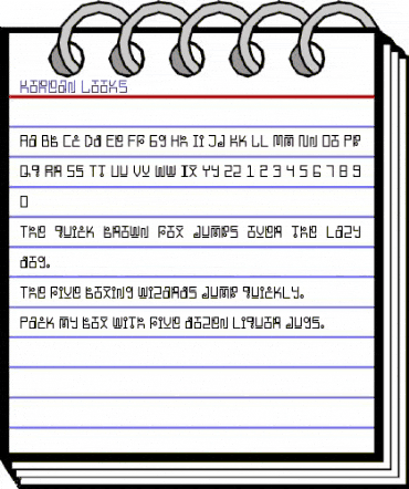 Korean Looks Regular animated font preview Korean Looks Regular animated font preview