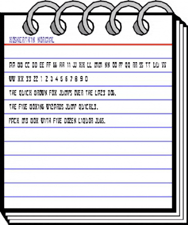 KosherThin Normal animated font preview KosherThin Normal animated font preview