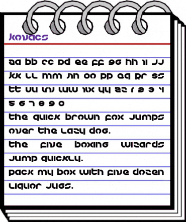 Kovacs Regular animated font preview Kovacs Regular animated font preview