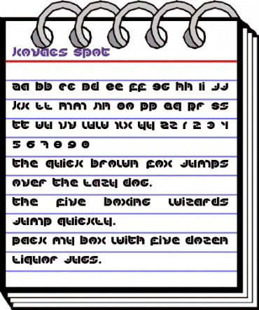 Kovacs Spot Regular animated font preview Kovacs Spot Regular animated font preview