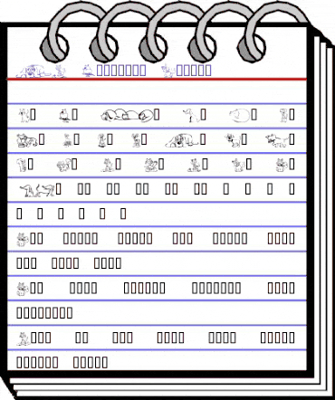 KR Backyard Scraps Regular animated font preview KR Backyard Scraps Regular animated font preview