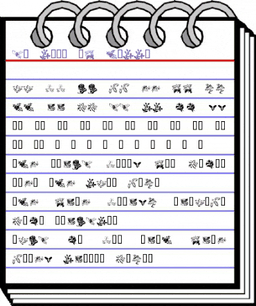 KR Lots Of Holly Regular animated font preview