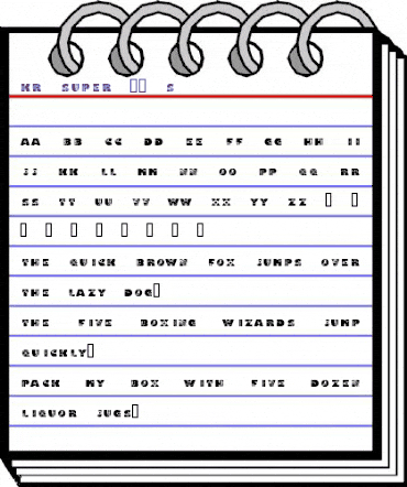 KR Super 70's Regular animated font preview KR Super 70's Regular animated font preview